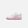 Nike GS Air Force 1 LV8 - White / Pink Foam sold by Kith
