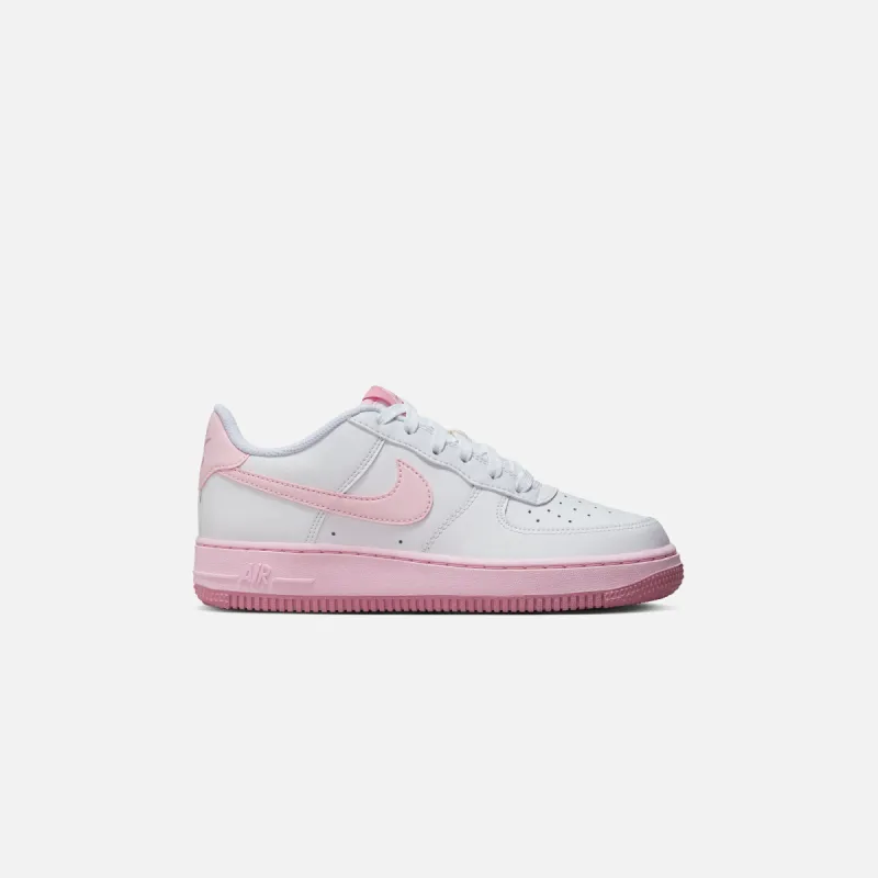 Nike GS Air Force 1 LV8 - White / Pink Foam sold by Kith
