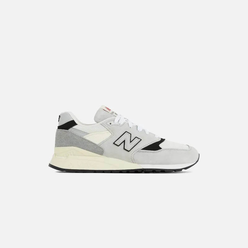 New Balance Made in USA 998 - Grey / Black sold by Kith