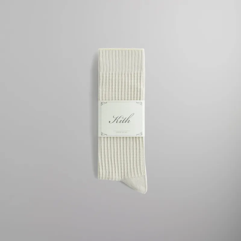 Kith Waffle Knit Cotton Socks - Sandrift sold by Kith