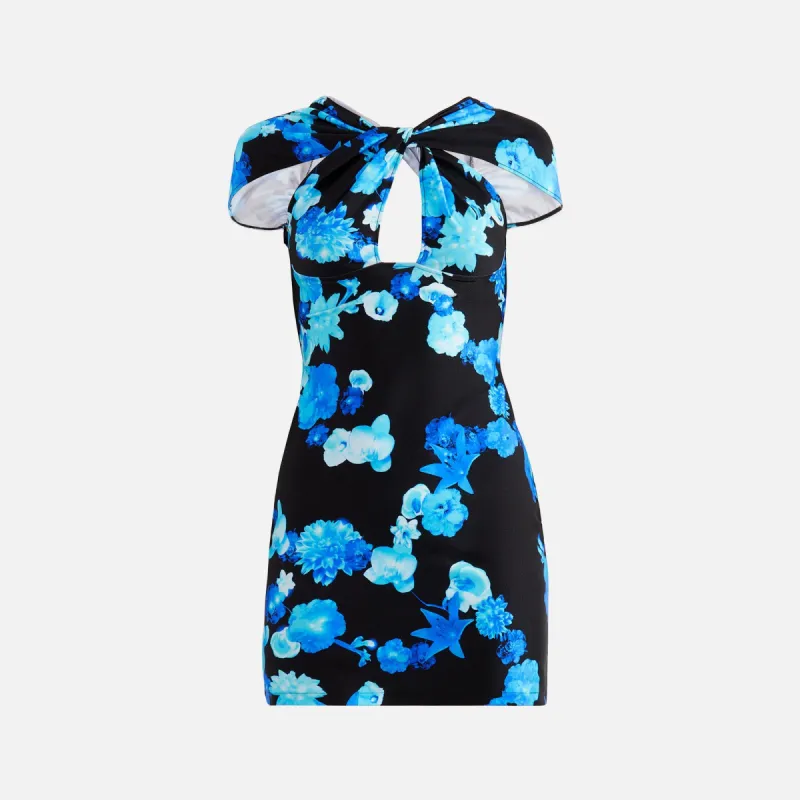 Coperni Cut Out Jersey Dress - Blue Black sold by Kith