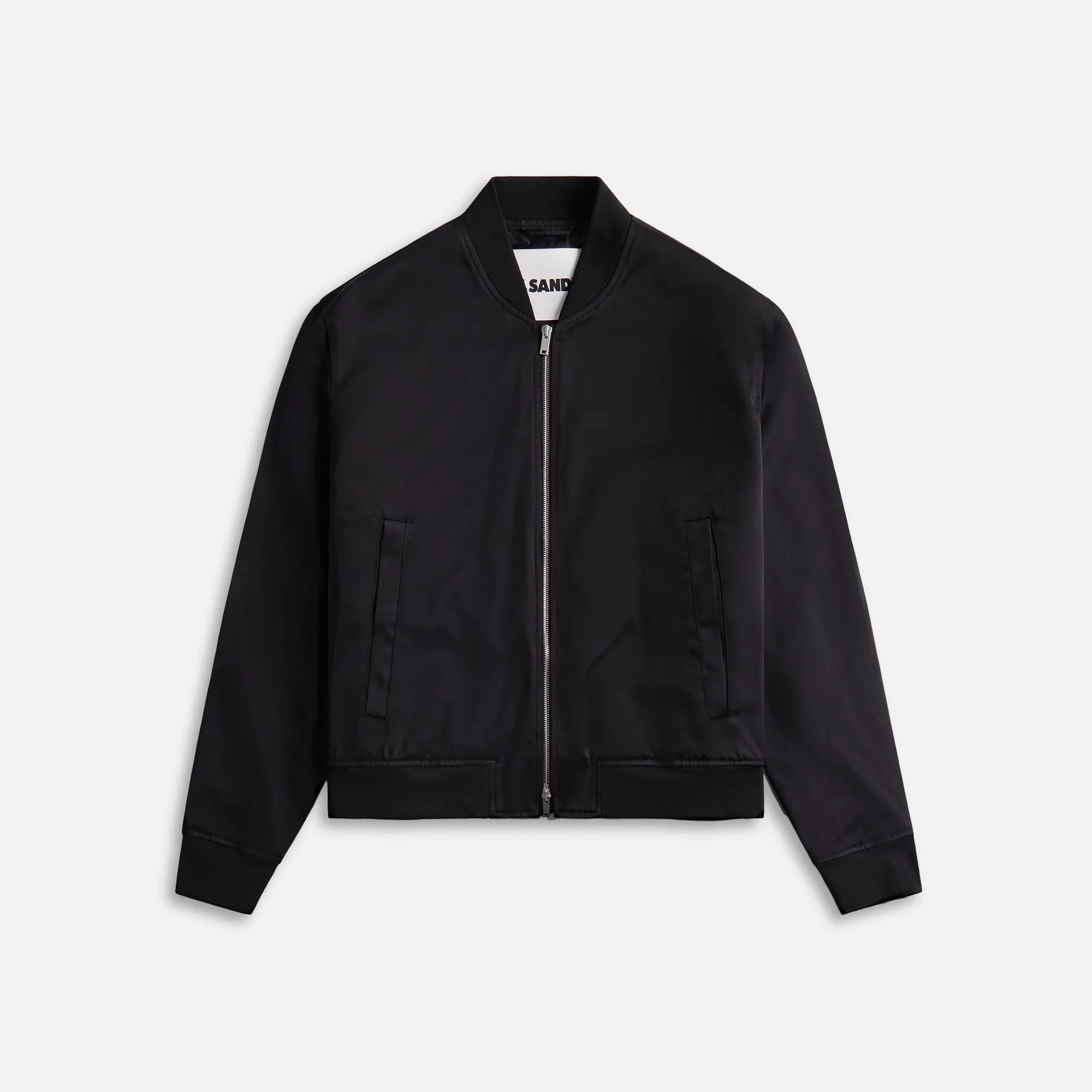Jil Sander Heavy Viscose Silk Twill Jacket - Black sold by Kith