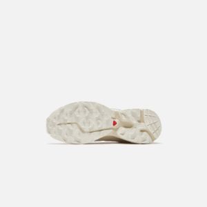 Salomon XT-6 - Almond Milk / Bleached Sand / Aurora Red sold by Kith