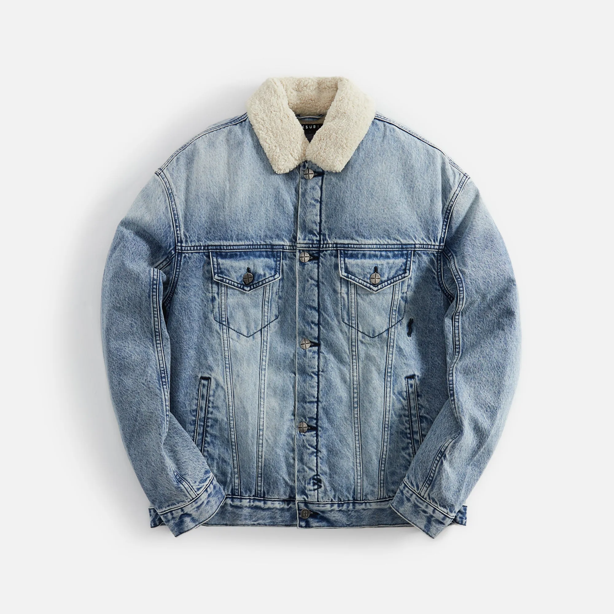 Ksubi Oh G Jacket Sherpa - Mid Blue sold by Kith