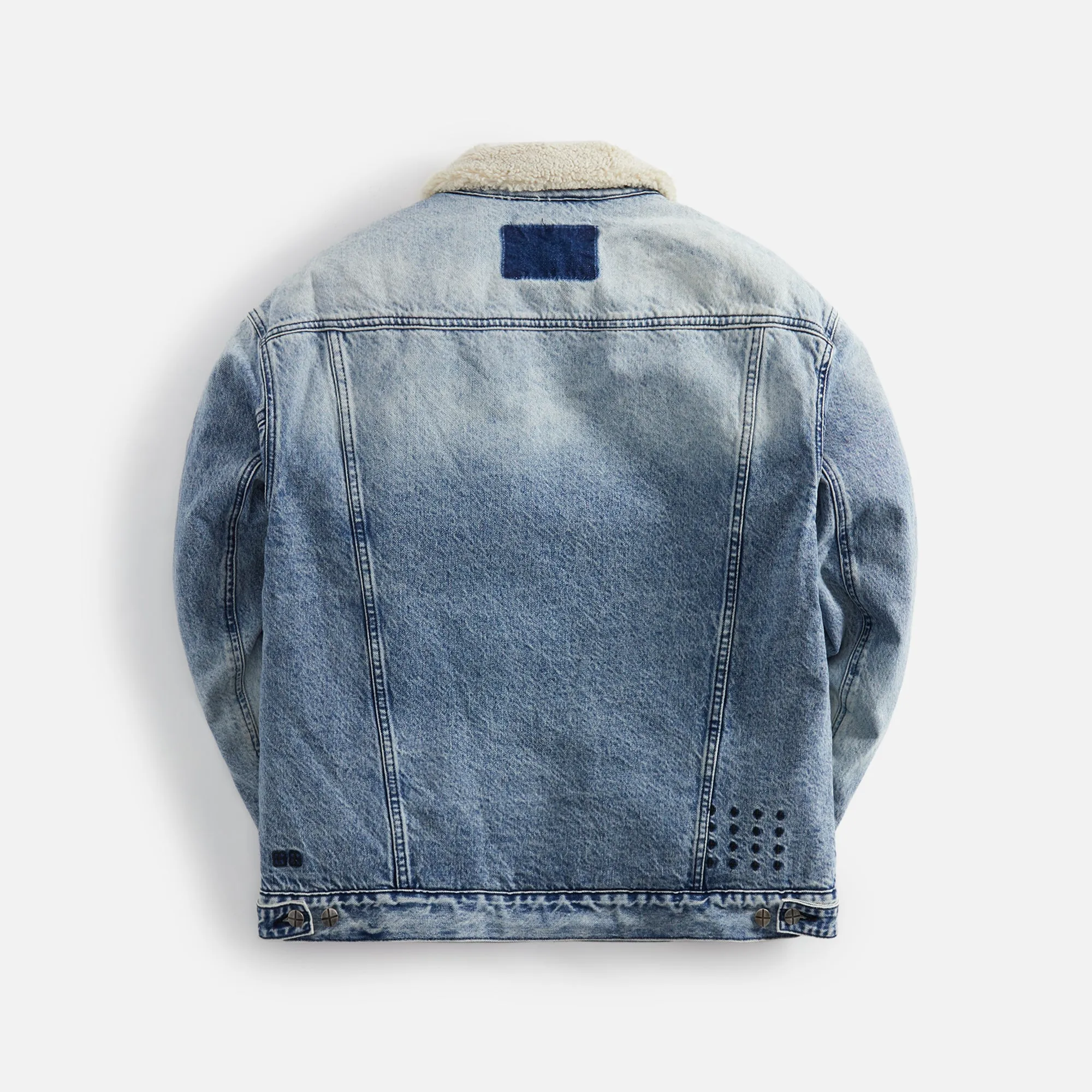 Ksubi Oh G Jacket Sherpa - Mid Blue sold by Kith product image thumbnail 2