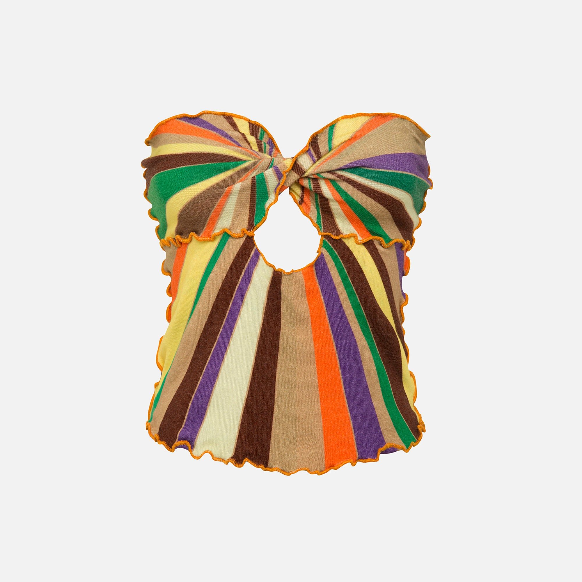 Siedres Tessa Strapless Top - Sunray Print sold by Kith