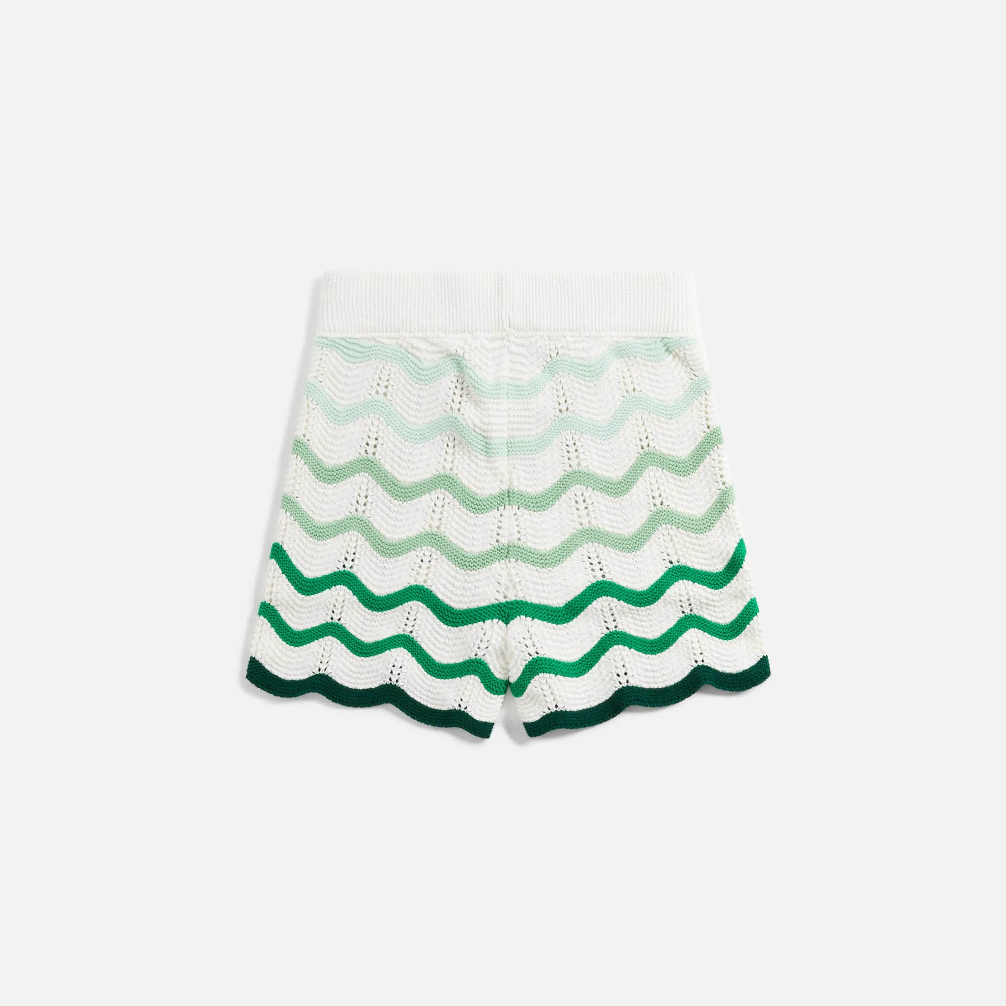 Casablanca Gradient Wave Texture Shorts - Green sold by Kith product image thumbnail 2