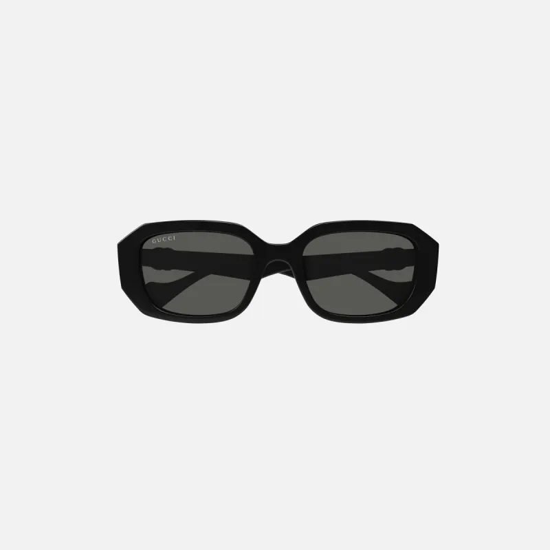Gucci Acetate Oval 54 Frame - Black sold by Kith