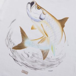 Kith for Columbia PFG Tarpon Vintage Tee - White sold by Kith