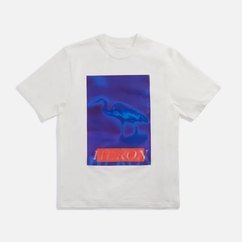 Heron Preston Censored Tee - White / Navy Blue sold by Kith