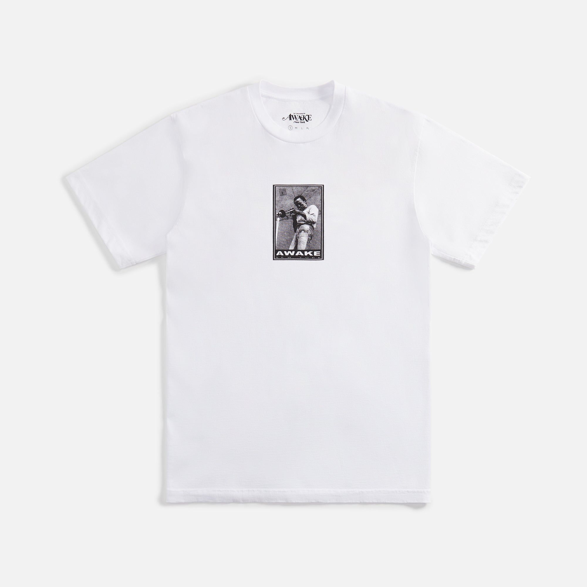 Awake NY Miles Davis Printed Tee - White sold by Kith