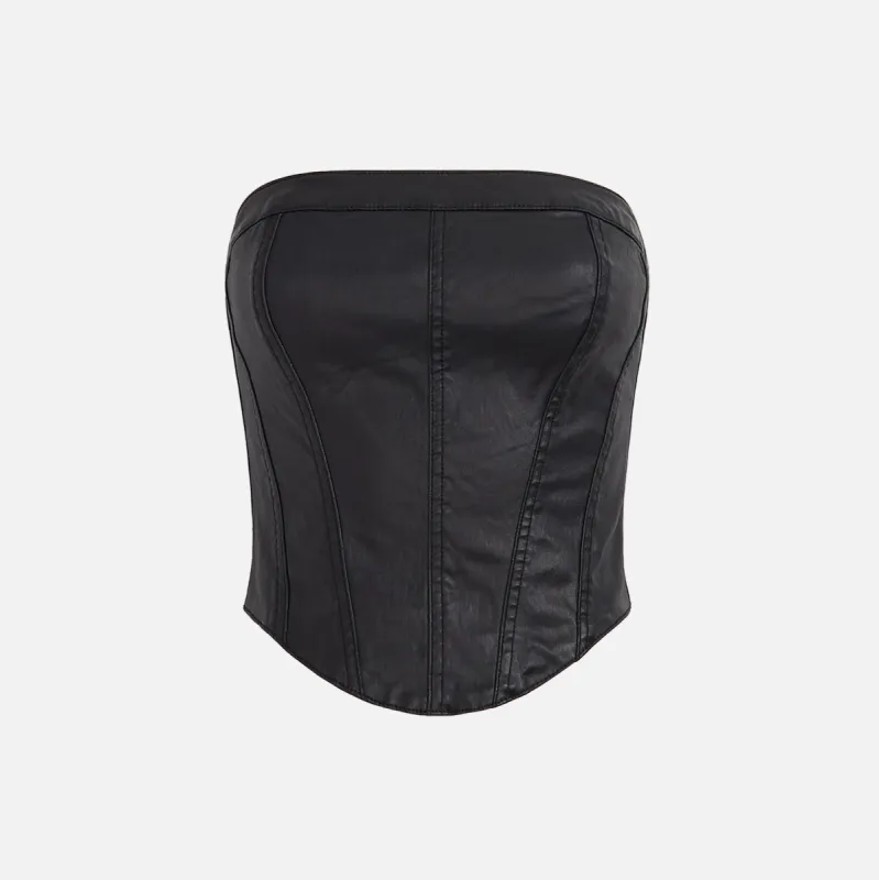 Ksubi Vampy Bustier - Black Wax sold by Kith