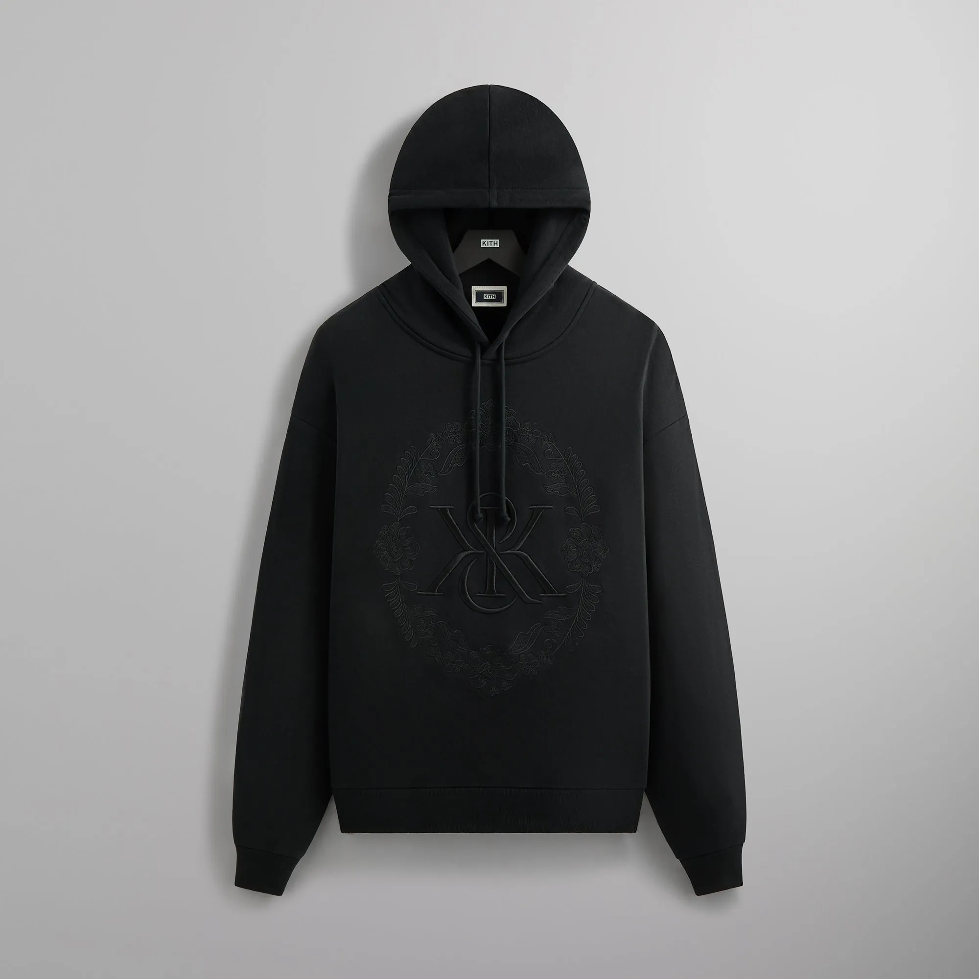 KITH パーカーコットン peony print hoodie 花柄 Lサイズ 花柄 パーカーⅡ ＜牡丹と菊/紫橙＞ | 京友禅アロハシャツ