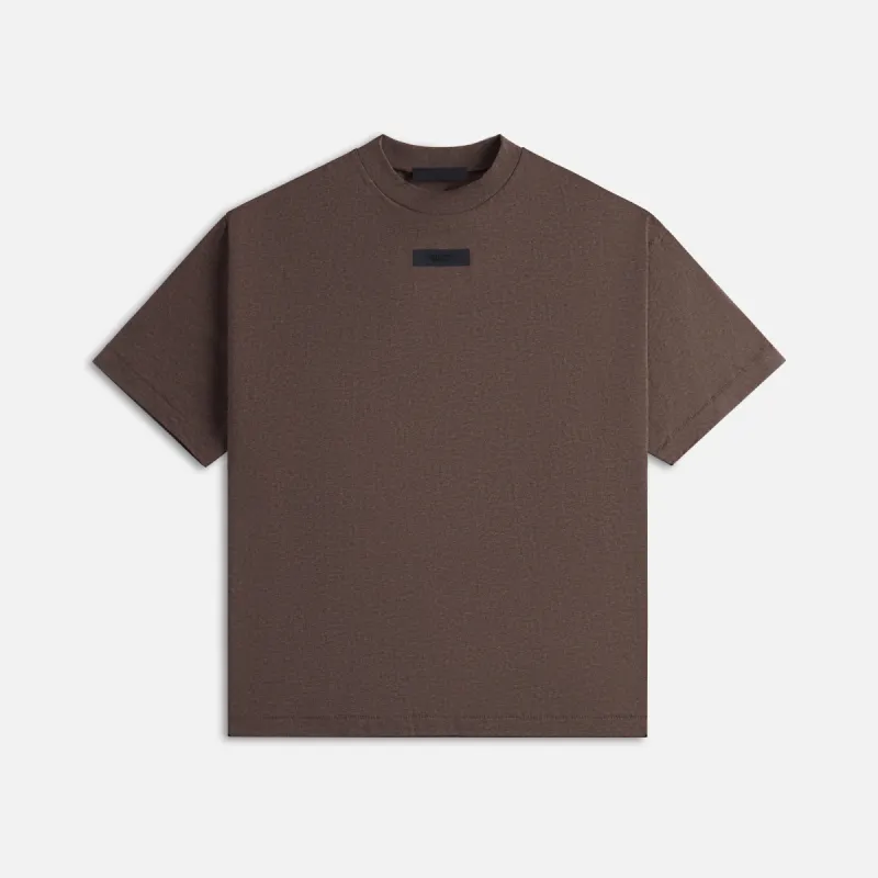 Essentials Cotton Tee - Heather Wood sold by Kith