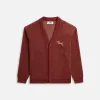 Adish Nujum Knitted Cardigan - Acrylic Burgundy sold by Kith