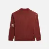 Adish Nujum Knitted Cardigan - Acrylic Burgundy sold by Kith