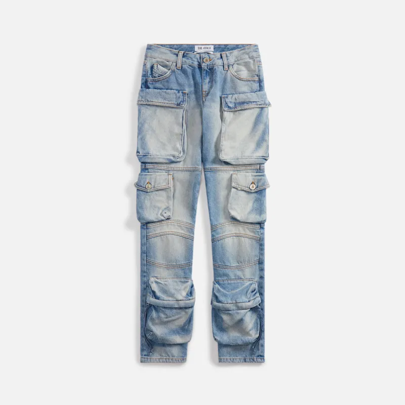 Shiny Blue Parachute Pants | Parallel