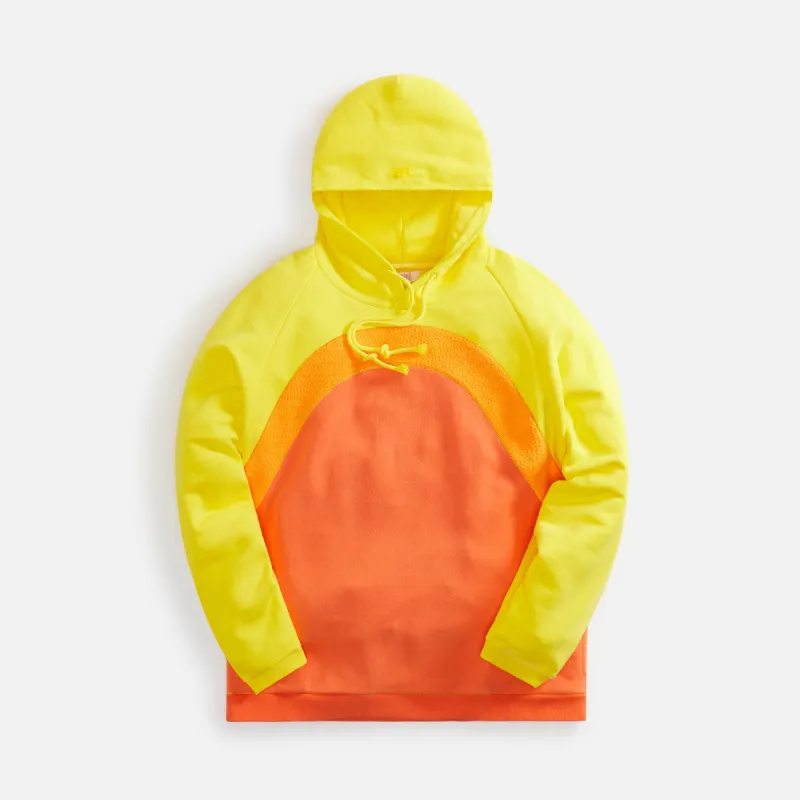 ERL Unisex Rainbow Hoodie Knit - Orange sold by Kith