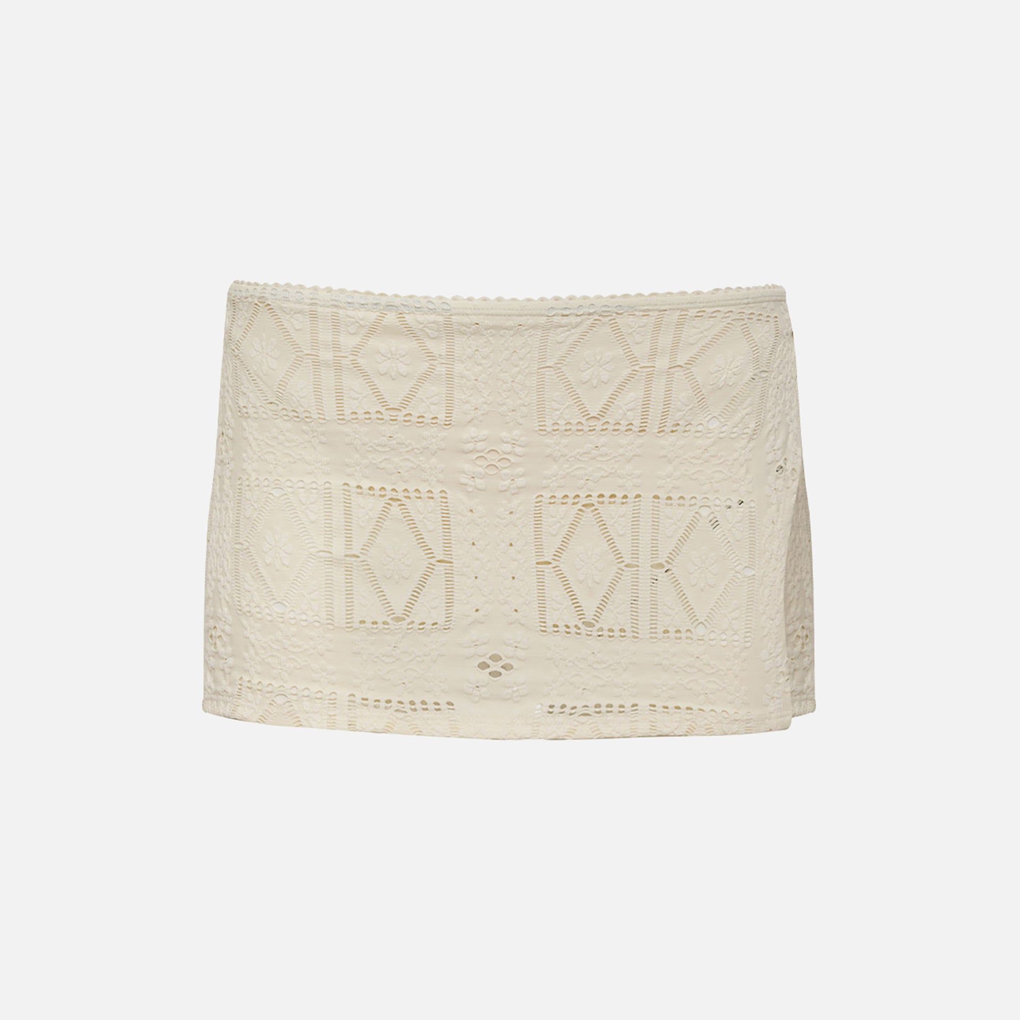 Frankies Bikinis Marty Patchwork Bottom - Angel Dust sold by Kith