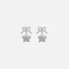 Sandy Liang Pippy Studs - Silver sold by Kith