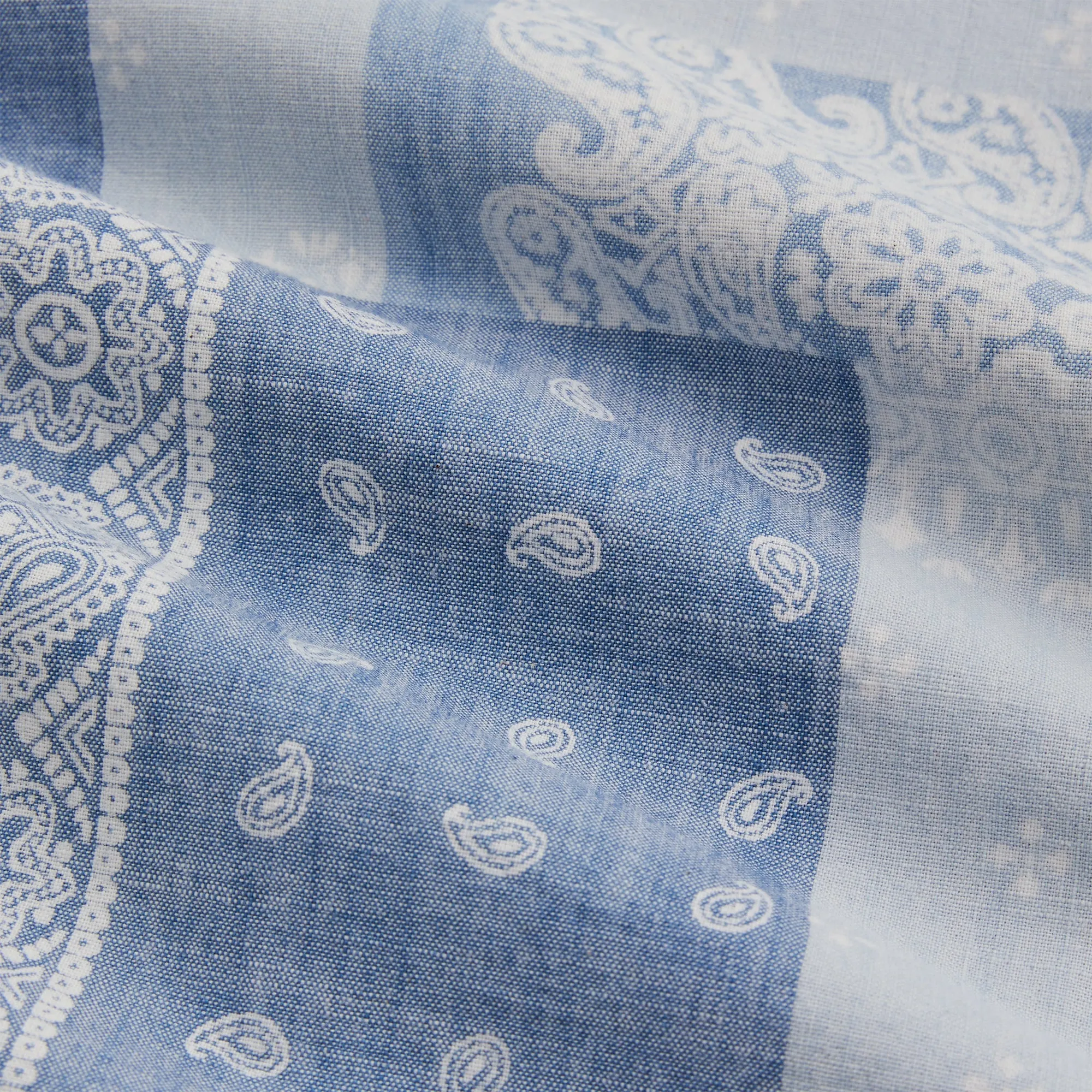 Kith Washed Paisley Coaches Jacket - Light Indigo sold by Kith product image thumbnail 5