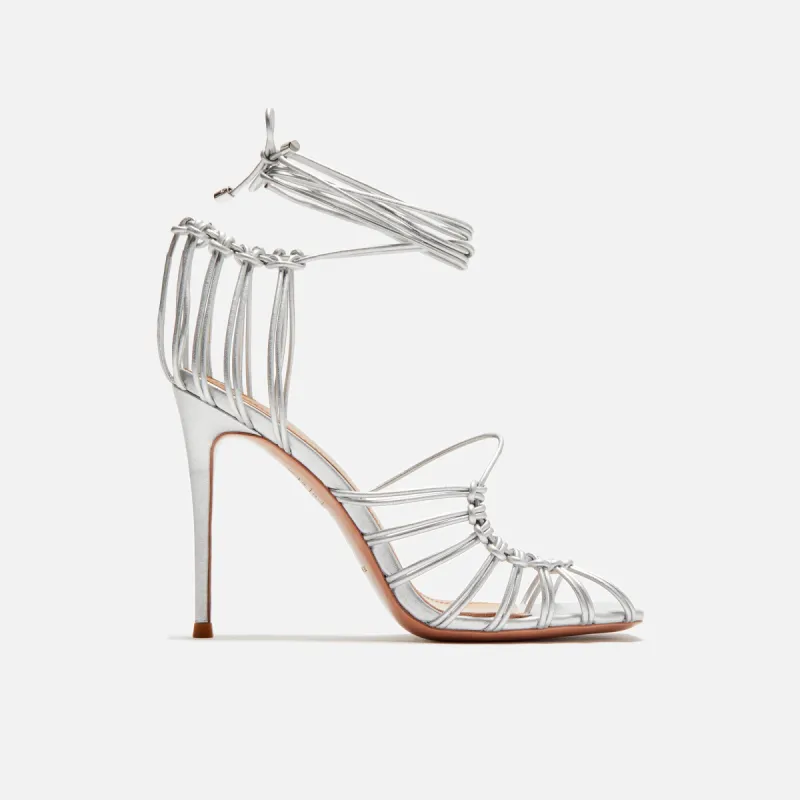 Tejahn Burnett Simijah Sandals - Silver sold by Kith