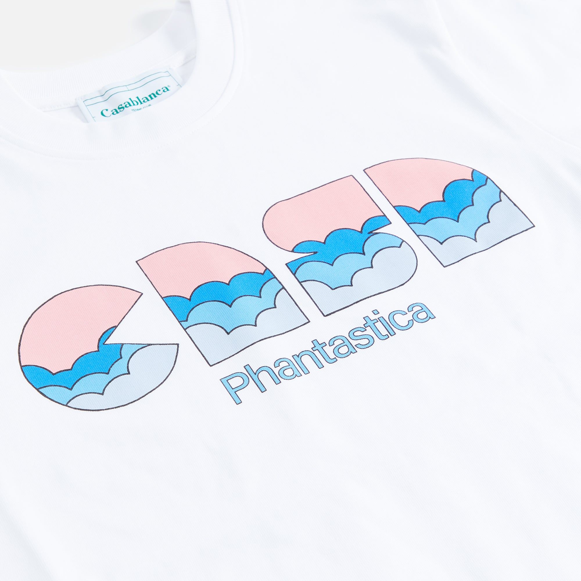 Casablanca Casa Clouds Screen Printed Tee - White sold by Kith product image thumbnail 2