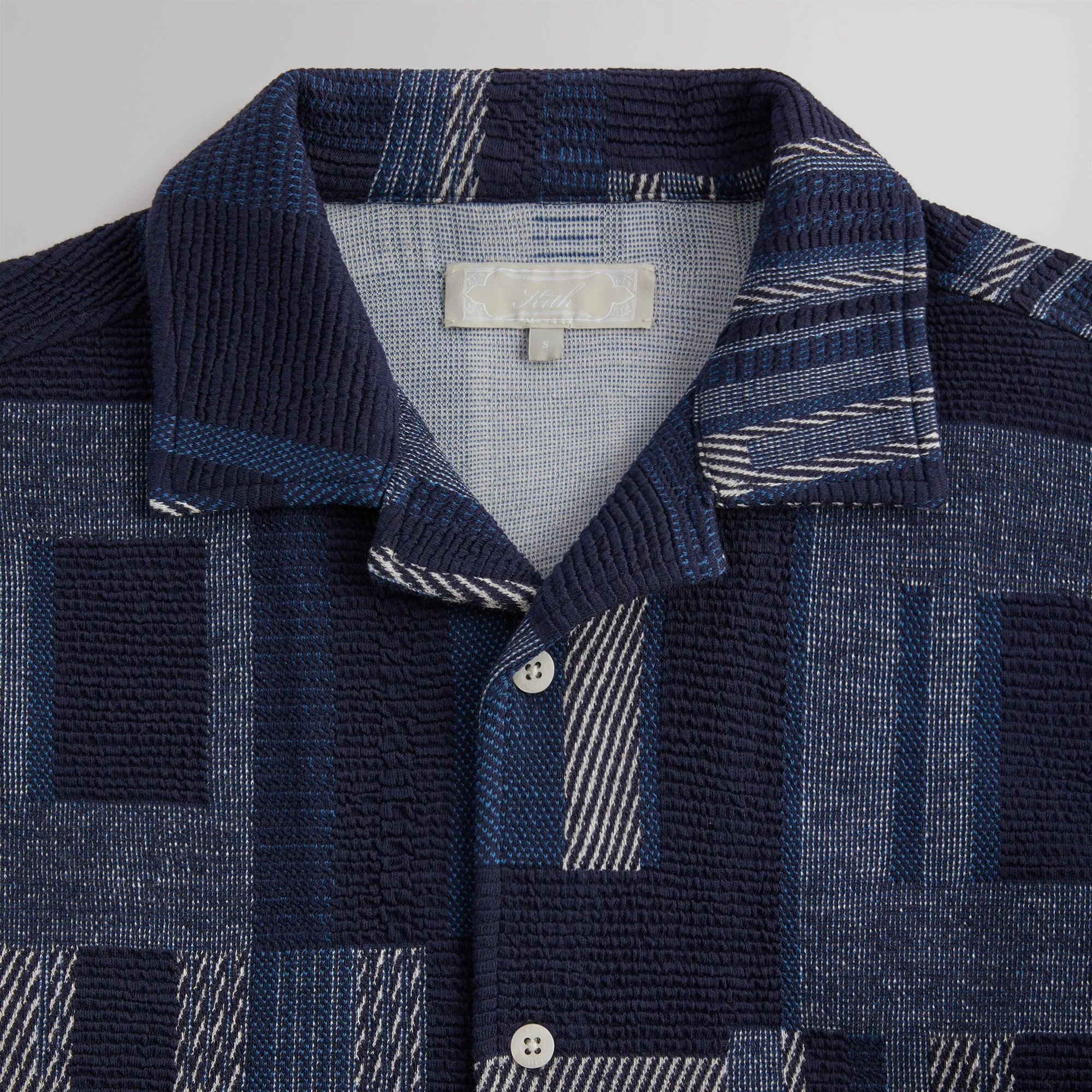 Kith Geometric Knit Cohen Shirt - Nocturnal sold by Kith product image thumbnail 4