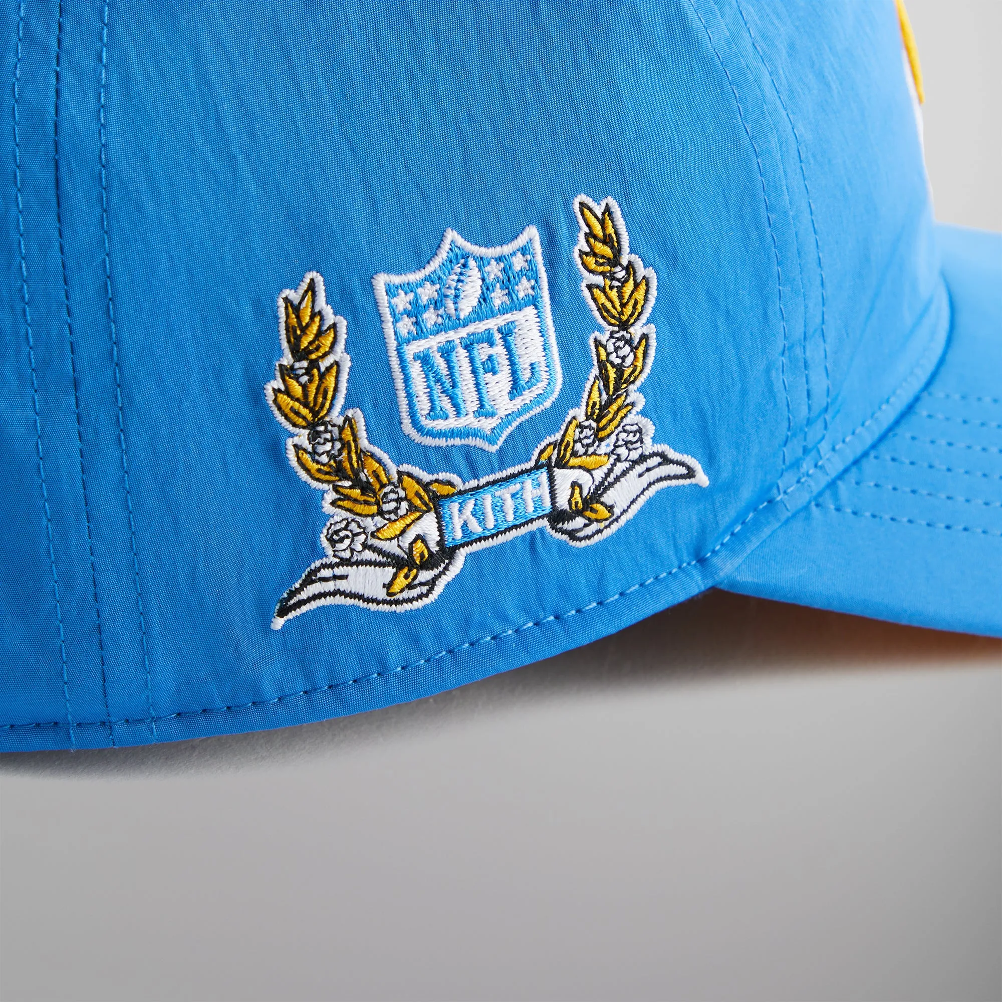 Kith for the NFL: Chargers '47 Hitch Snapback - Lhasa sold by Kith product image thumbnail 5