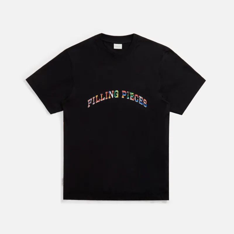 Filling Pieces Flag Tee - Black made by Filling Pieces