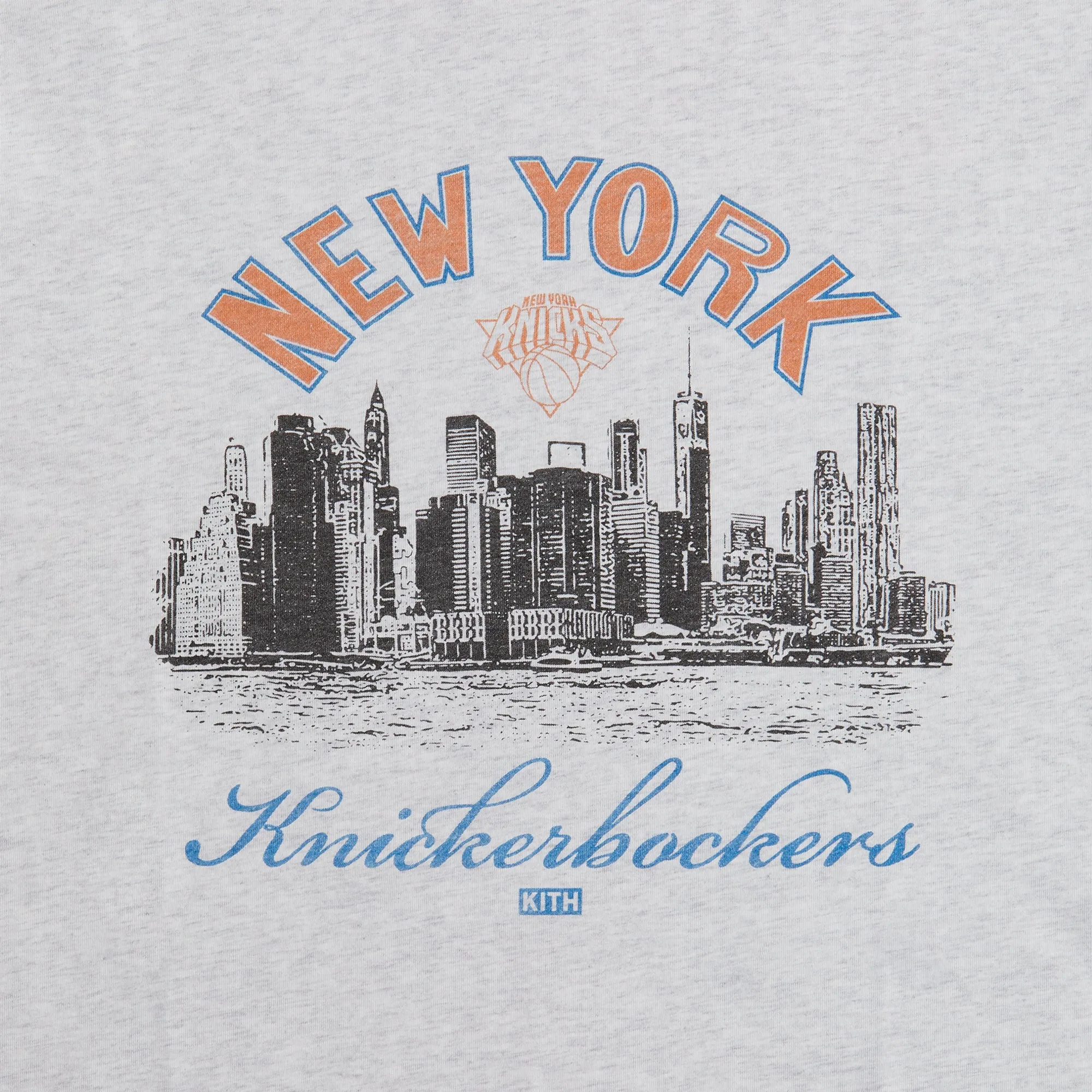 Kith for the New York Knicks Skyline Vintage Tee - Light
