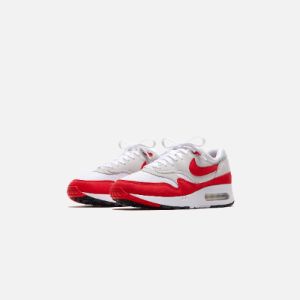 Nike Air Max 1 `86 OG - White / University Red / Neutral Grey sold by Kith