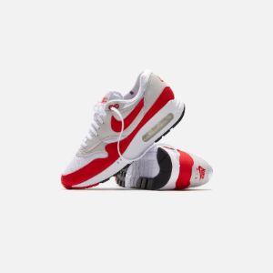 Nike Air Max 1 `86 OG - White / University Red / Neutral Grey sold by Kith