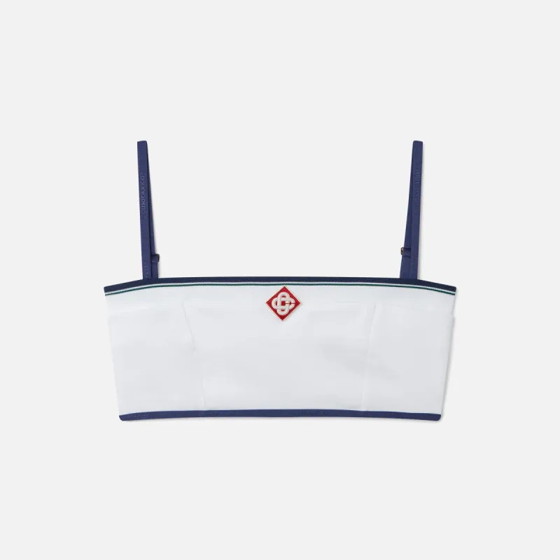 Casablanca Bralette - White sold by Kith