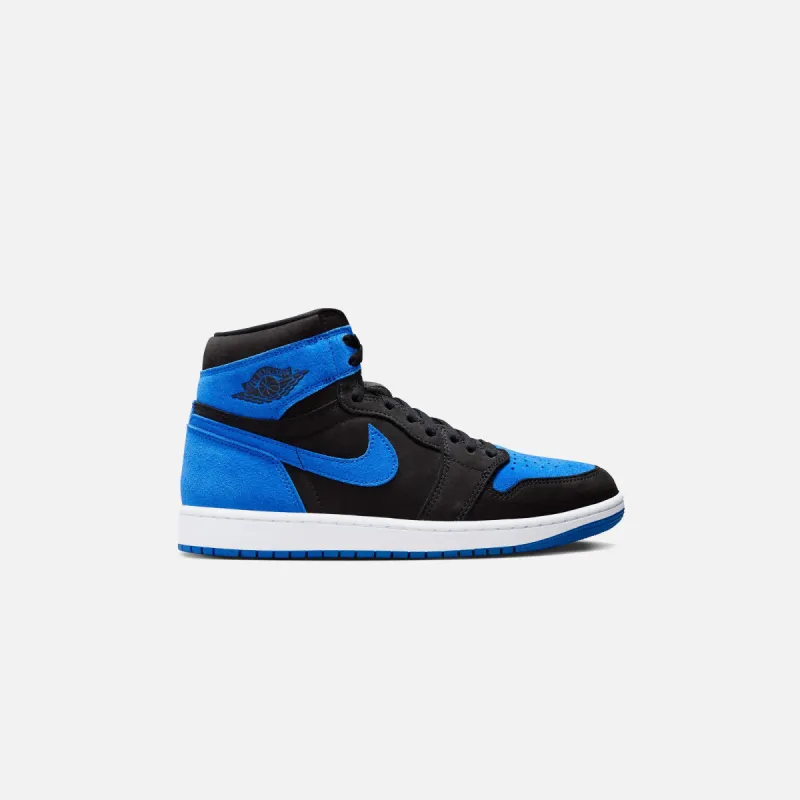 Nike Air Jordan 1 High Og - Black / Royal Blue / White sold by Kith