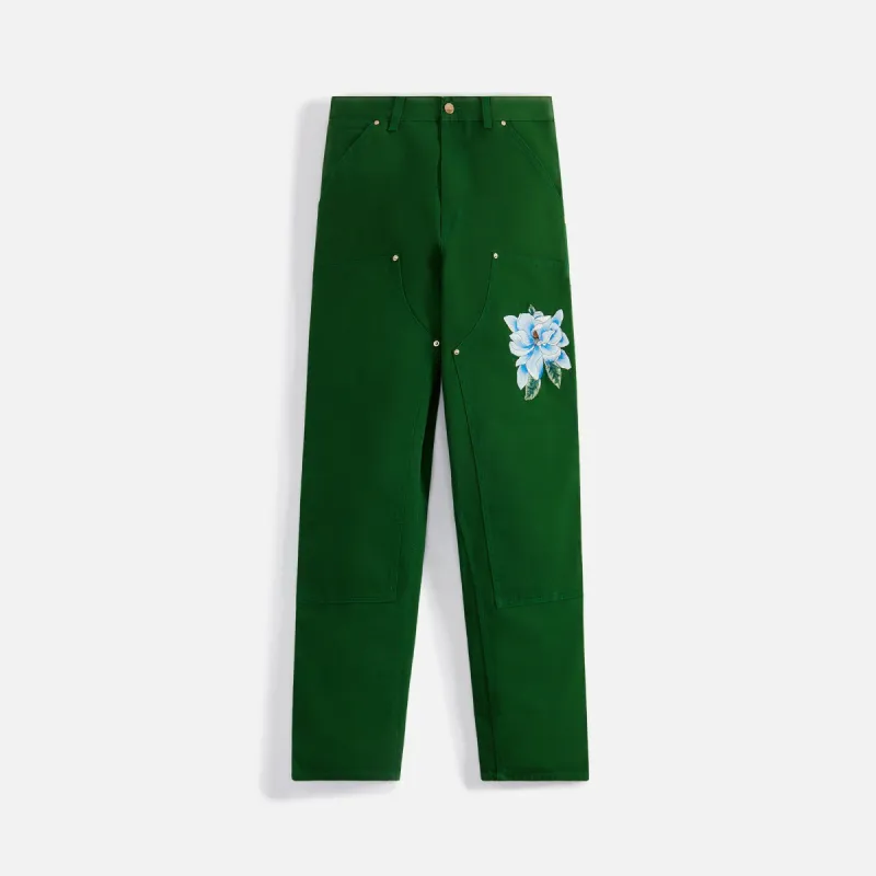 Awake NY x Carhartt WIP Double Knee Pant - Dark Green | Parallel