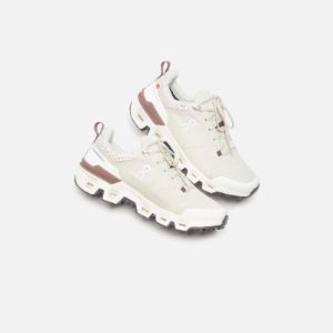 On Running WMNS Cloudwander Waterproof - Sand / Ivory sold by Kith