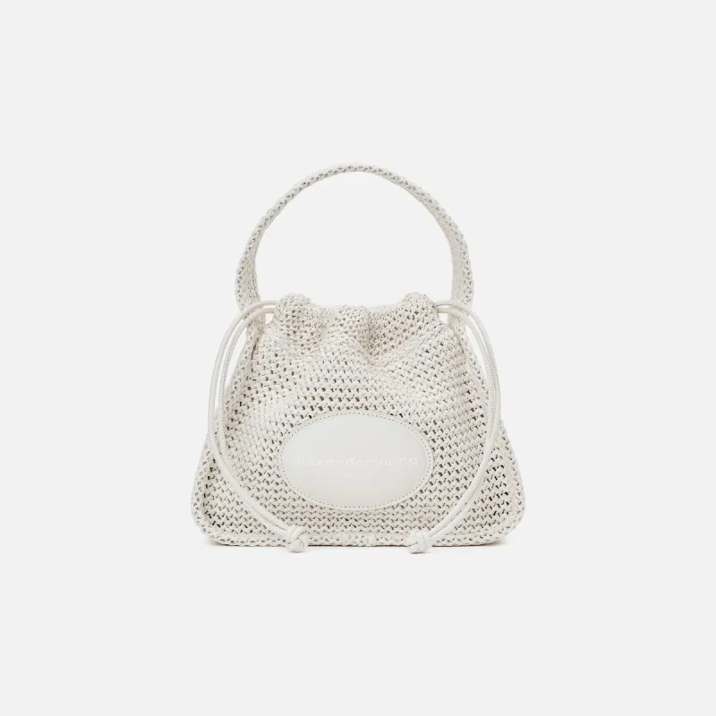 Alexander Wang Ryan Small Raffia Bag - Off-White sold by Kith