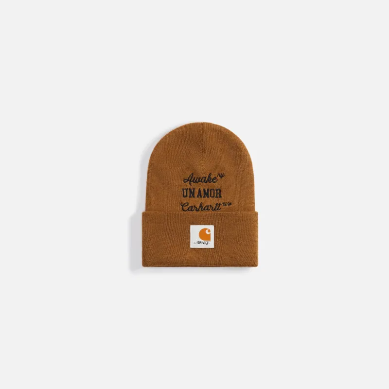 Awake NY Un Amor Beanie - Hamilton Brown sold by Kith