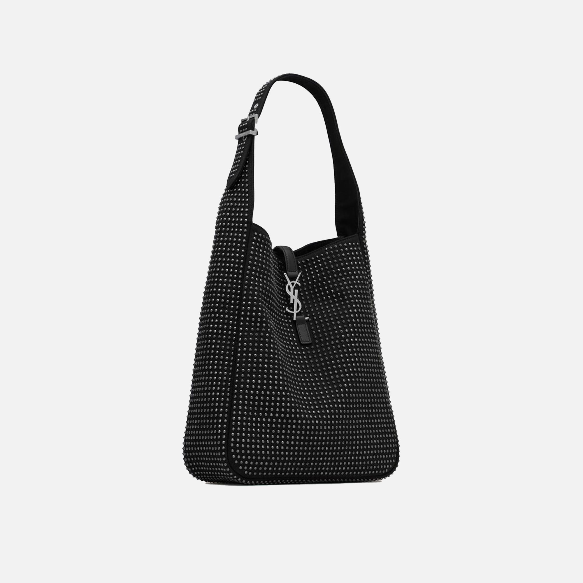 Saint Laurent YSL LE5A7 Studded Hobo Bag - Black sold by Kith product image thumbnail 2