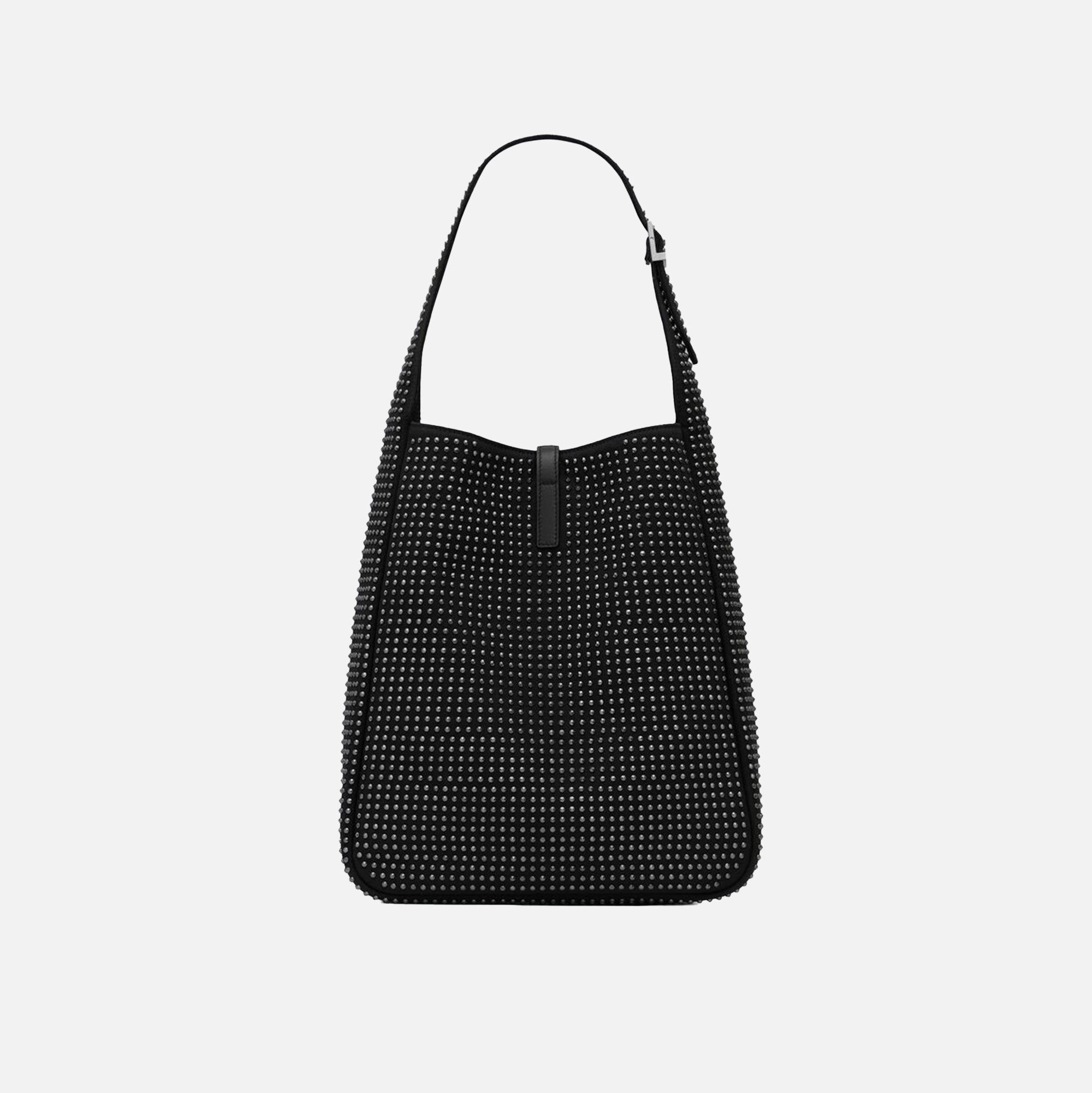 Saint Laurent YSL LE5A7 Studded Hobo Bag - Black sold by Kith product image thumbnail 3