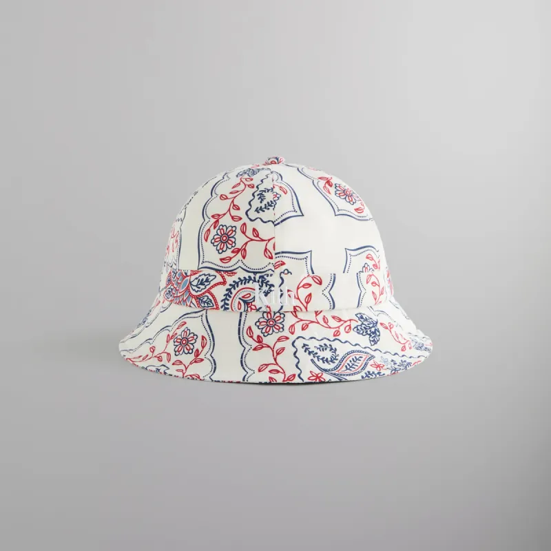 Kith Miles Needlepoint Active Bucket Hat - Sandrift sold by Kith