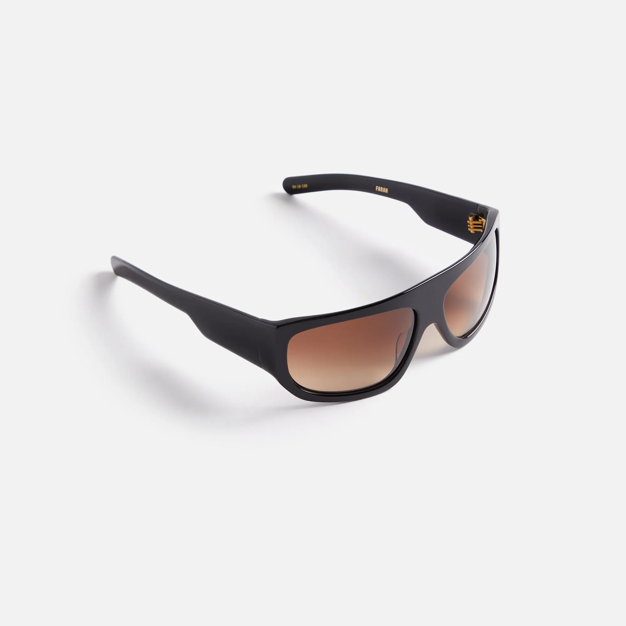Flatlist Farah Sunglasses - Solid Black / Brown Gradient Lens sold by Kith product image thumbnail 2