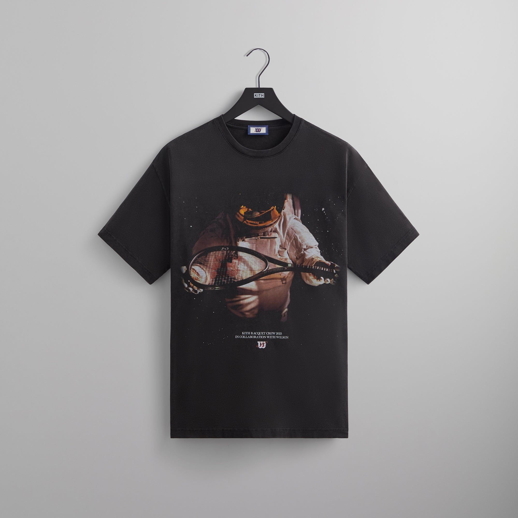 Kith for Wilson Astronaut Vintage Tee - Black sold by Kith