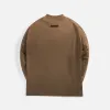 Essentials Long Sleeve Tee - Wood sold by Kith