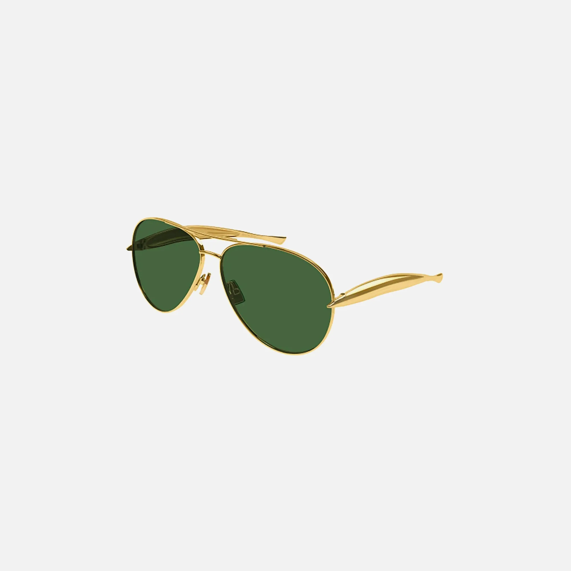 Bottega Veneta Metal 64 Aviator Frame Sunglasses - Gold sold by Kith product image thumbnail 2