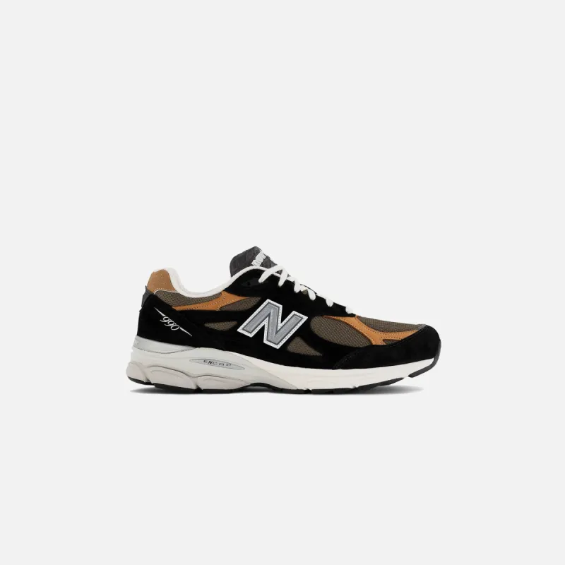 New Balance Made in US 990 V3 - Black / Tan made by Kith
