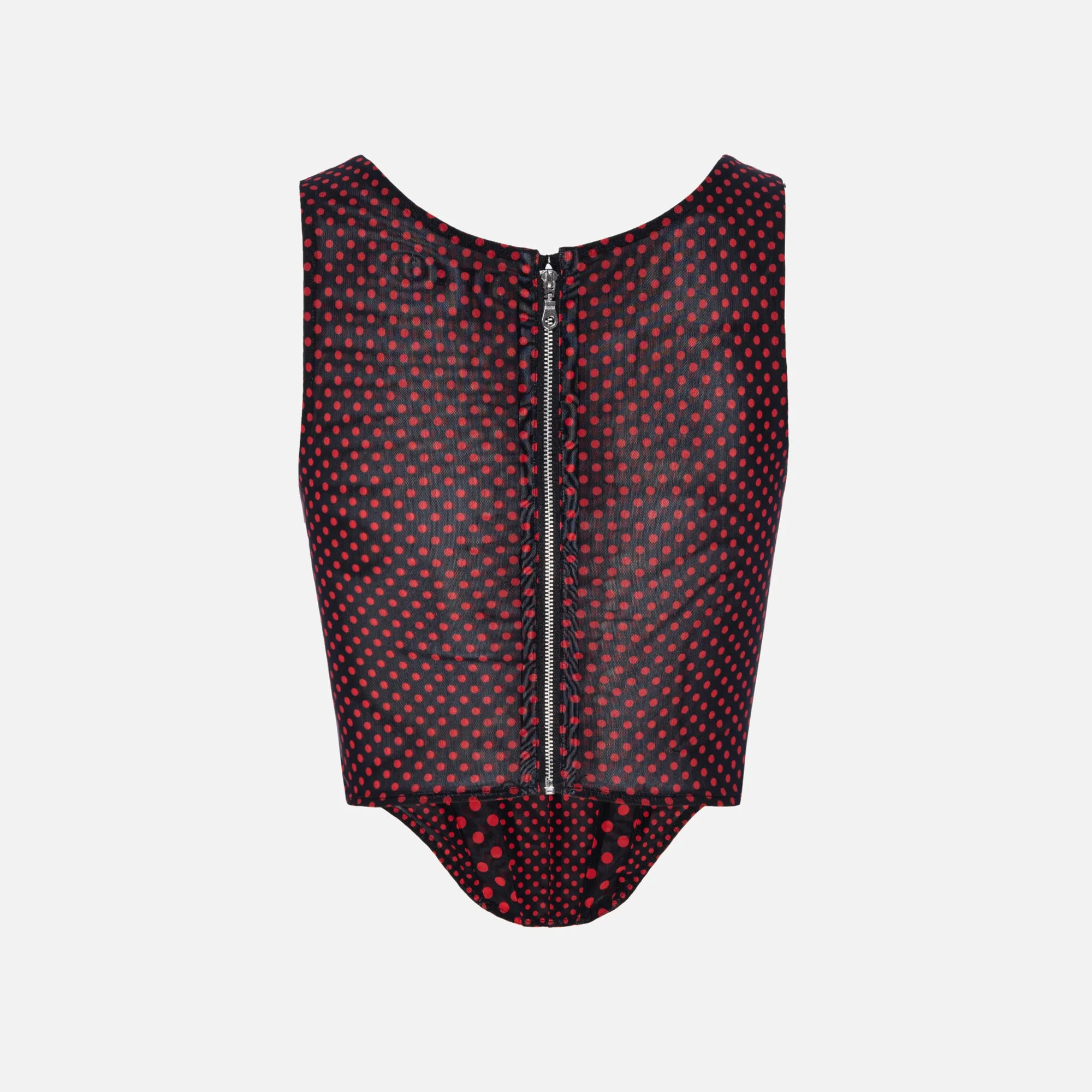 Miaou Campbell Polka Dot Corset - Black sold by Kith product image thumbnail 2