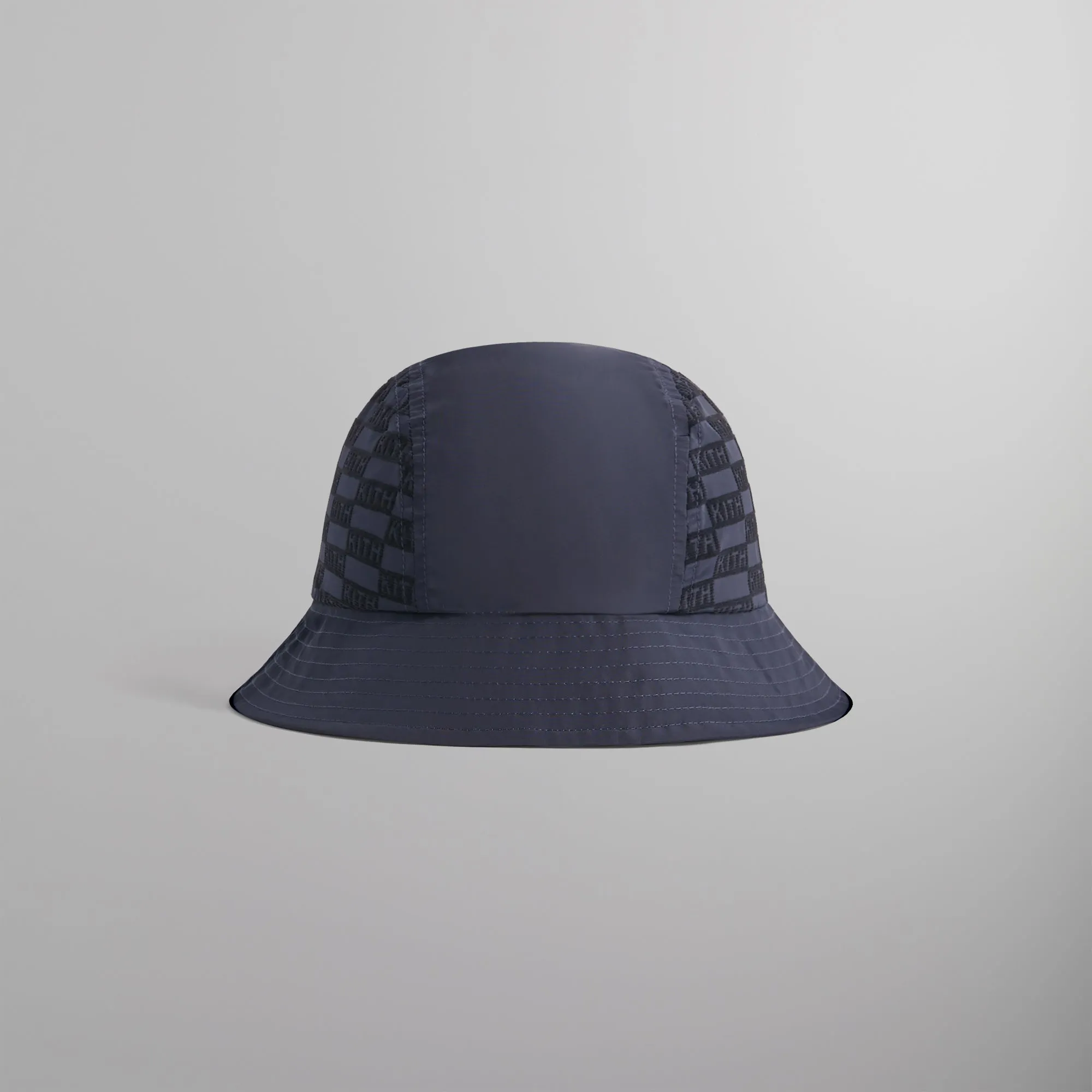 Kith Flocked Nylon Monogram Bucket Hat - Nocturnal sold by Kith product image thumbnail 2