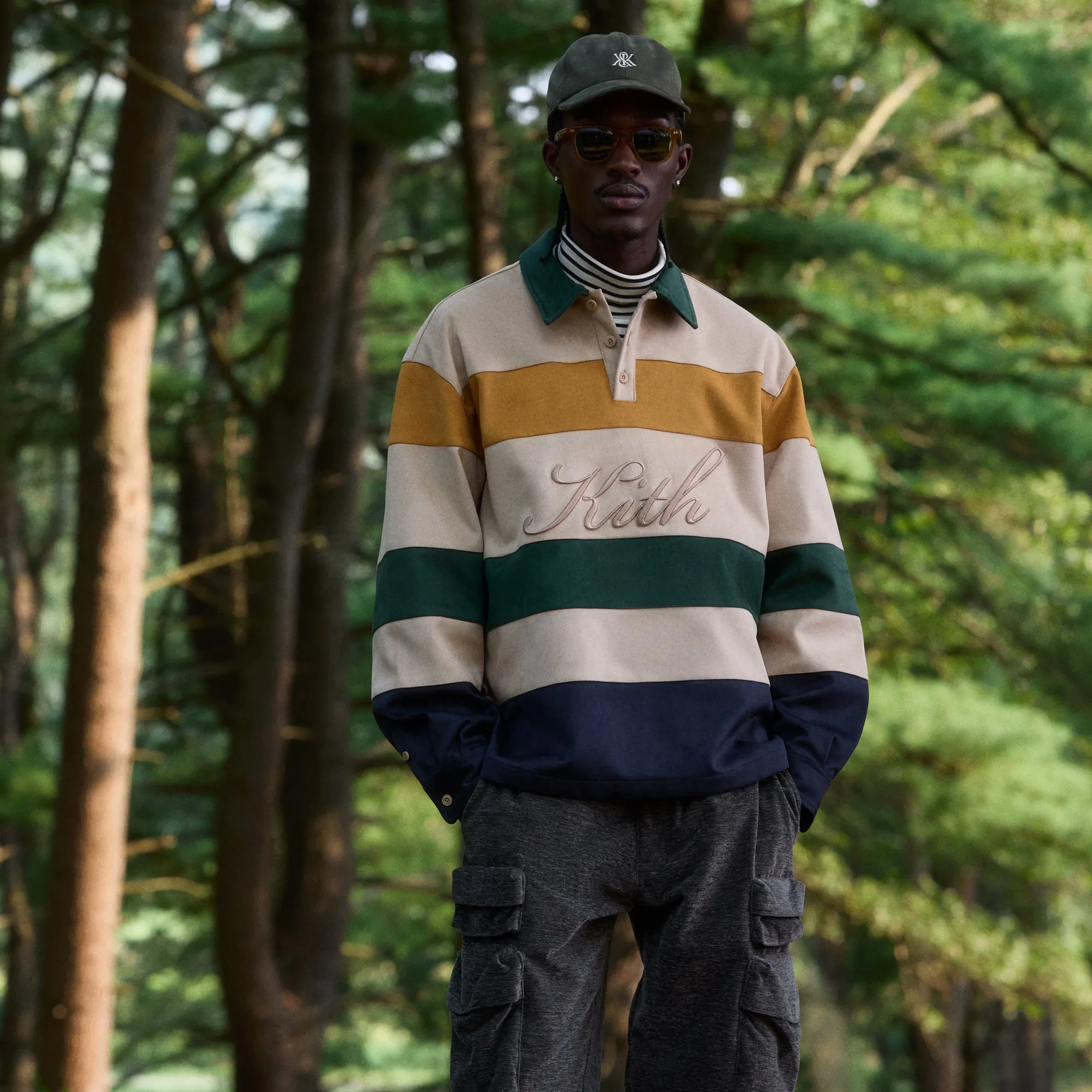 Kith Stripe Microsuede Tanner Pullover - History sold by Kith product image thumbnail 2